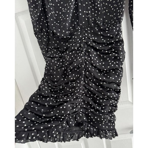 Magda Butrym "Barletta" Polka-Dot Silk Mini Dress, size 34 (fits size 0) - Picture 11 of 15